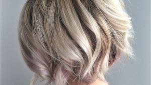 Bob Hairstyles Blonde Highlights Blonde Textured Bob with Undercut Platinum Blonde Blonde Balayage