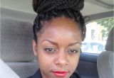 Box Braid Bun Hairstyles Big Box Braids Bun Style I Charge $85 for This Bklyn Ny