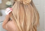 Braid Hairstyles Half Up Half Down Tutorial Image Result for Rose Bun Half Up Half Down