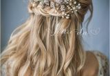 Bridal Hairstyles Long Hair Half Up Veil 50 Best Bridal Hairstyles without Veil Hair