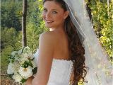 Bride Hairstyles Down with Veil and Tiara Updos with Headbands for Bride