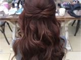 Bridesmaid Hairstyles Down Pinterest Wedding Hair Half Up Half Down Hair Pinterest