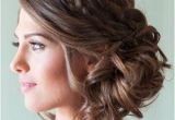 Bridesmaid Hairstyles Side Curls Double Braids Hair Pinterest