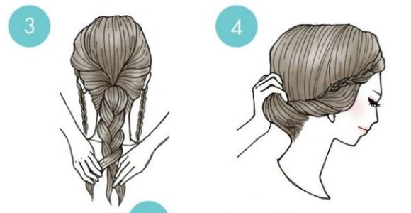 Cartoon Bun Hairstyles Simple Step by Step Illustrations Show Fun Ways to Style Your Hair