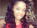 Center Part Curly Weave Hairstyles Loving the Blacks and Whites and the Simple Layered