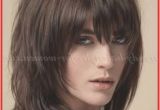 Chin Length Blunt Cut Hairstyles Enormous Medium Hairstyle Bangs Shoulder Length Hairstyles with