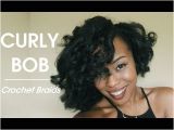 Crochet Hairstyles Youtube Styling Crochet Braids Curly Voluminous Bob