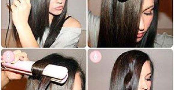 Curls Hairstyles Using Straightener Curl Hair with Flat Iron Curling with Straightener Hacks How to