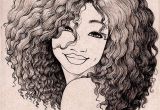 Curly Hairstyles Drawing Pin by Alesia Leach On Black and White Sketches