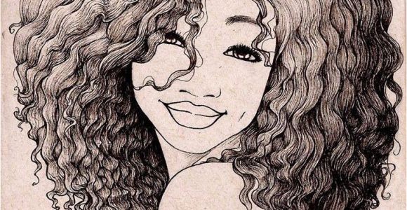 Curly Hairstyles Drawing Pin by Alesia Leach On Black and White Sketches