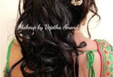 Curly Hairstyles On Saree Romantic Bridal Updo by Vejetha for Swank Bridal Hairstyle Curls