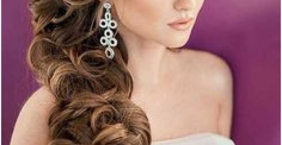 Curly Hairstyles Pinned to the Side 116 Best Side Swept Hairstyles Images