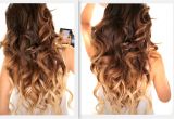 Curly Hairstyles Using A Wand â Big Fat Voluminous Curls Hairstyle How to soft Curl