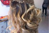 Curly Half Updo Hairstyles for Prom 31 Half Up Half Down Prom Hairstyles