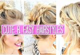 Cute and Easy Hairstyles for Girls with Medium Hair 3 Easy Hairstyles for Short Medium Hair Tutorial