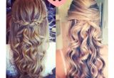 Cute and Easy Hairstyles for Homecoming Love the Left Hairstyle Super Easy and Cute Pin and Curl