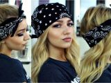 Cute Bandana Hairstyles Hair Down En Vidéo Pia Mia & Kylie Jenner Inspired Bandana Hairstyles Hair