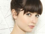 Cute Bang Hairstyles for Medium Hair 18 Quick and Simple Updo Hairstyles for Medium Hair