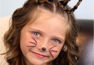 Cute Cat Hairstyles Braided Kitty Cat Ears Halloween Hairstyles