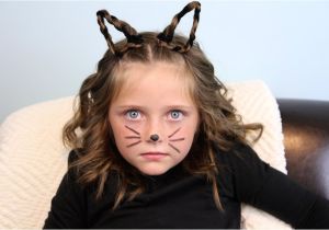 Cute Cat Hairstyles Braided Kitty Cat Ears Halloween Hairstyles