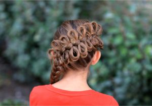 Cute Girl Hairstyles Bow Diagonal Bow Braid Popular Hairstyles