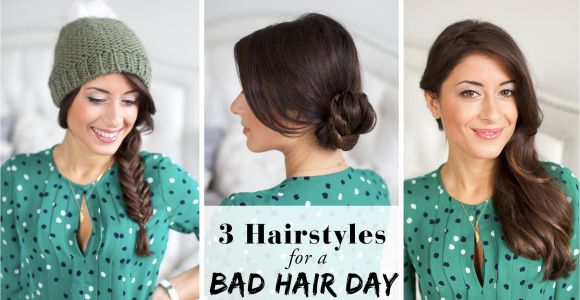 Cute Hairstyles for Bad Hair Days 3 Hairstyles for A Bad Hair Day