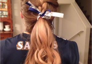 Cute Hairstyles for Football Games Cute Cheerleading Hairstyles for Football Games Volleyball