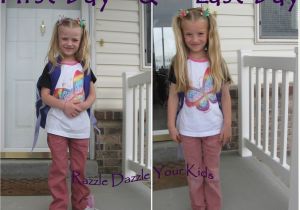 Cute Hairstyles for School Picture Day Razzle Dazzle Your Kids First and Last Day Of School S