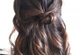 Cute Hairstyles Running Late Half Up Knot Hair Styles Pinterest