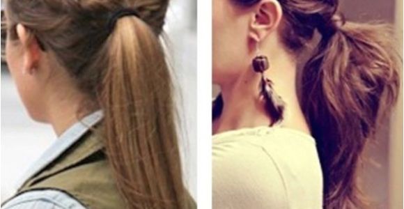 Cute Hairstyles Second Day Hair Cute Pony Tails Things I Love Pinterest