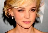 Cute Hairstyles with Side Swept Bangs Carey Mulligan Cute Short Haircut with Side Swept Bangs