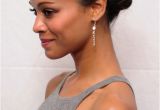 Cute Simple Hairstyles for African American Hair African American Daily Hairstyles Zoe Saldana Cute