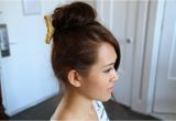 Cute Teased Hairstyles Teased High Bun Cute Updo Hairstyles