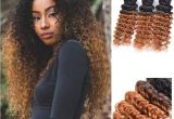 Deep Wave Hairstyles for Black Women Dark Honey Blonde Hair Colorful 1b 30 Blonde Dark Root Ombre