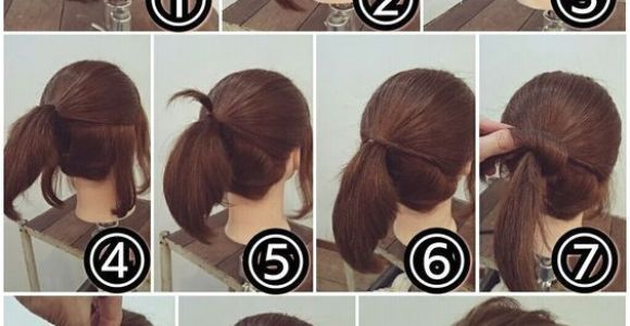 Diy Hairstyles Buns Easy Bun Hairstyle for Short Hair Makeup Mania