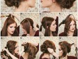 Diy Hairstyles for Open Hair How to Make A Fancy Bun Diy Hairstyle