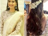 Diy Hairstyles with Saree Side Parted Hairstyle with Gajra