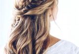 Down Hairstyles 2019 Plaited Bridal Hair Half Up Half Down Weddinghairstyles