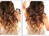 Down Hairstyles without Heat â Big Fat Voluminous Curls Hairstyle How to soft Curl