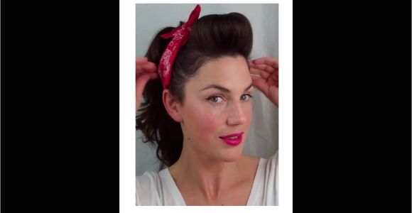 Easy 1950s Hairstyles 6 Pin Up Looks for Beginners Quick and Easy Vintage