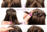 Easy American Girl Doll Hairstyles Step by Step American Girl Doll Hairstyle Half Up Braided Bun