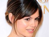 Easy Bang Hairstyles 20 Bun Hairstyles with Bangs