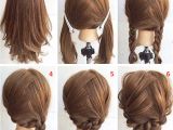 Easy Braided Hairstyles for Shoulder Length Hair Easy Step by Step Hairstyles for Medium Hair