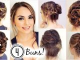 Easy Hairstyles for Long Hair without Heat No Heat Hairstyles 4 Unique Messy Buns Jackie Wyers