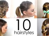 Easy Hairstyles for School Pictures How to Do Cool Easy Hairstyles for School