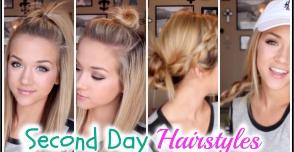 Easy Hairstyles for Second Day Hair Four Hairstyles for Second Day Hair