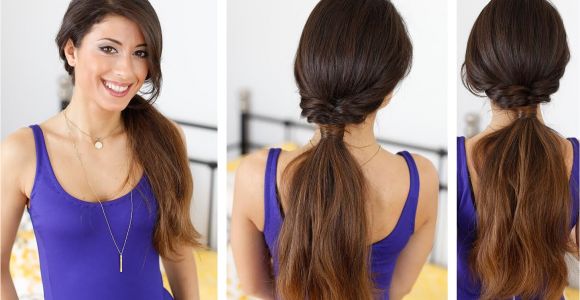 Easy Hairstyles Luxy Hair Quick and Effortless Ponytail Hairstyle with Luxy Hair Extensions