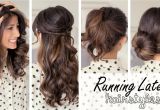 Easy Hairstyles On Youtube Running Late Hairstyles