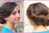 Easy Making Hairstyles How to Make Easy Twist Updo Prom Hairstyle