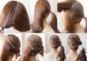 Easy Steps to Do Hairstyles Simple Diy Braided Bun & Puff Hairstyles Pictorial